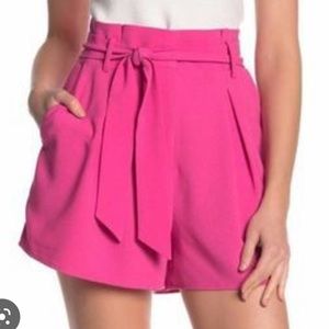 NWOT Free Press | pink paper bag shorts